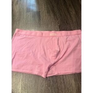 SKIMS Pink Cotton Blend Boxer Briefs Underwear Size 4X